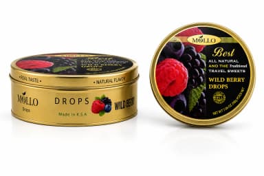 Blueberry Rounded Printed Can - Metal packaging by S.H.C Egypt